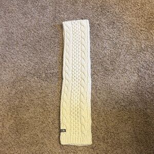 Women’s The North Face Cream Canle Knit Scarf